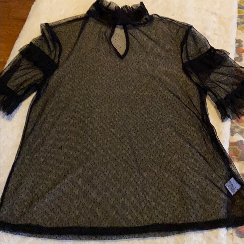 Women’s sheer lace top